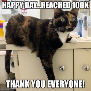 🦋 100K Goal Reached!  & Meet the Posher!! 🦋